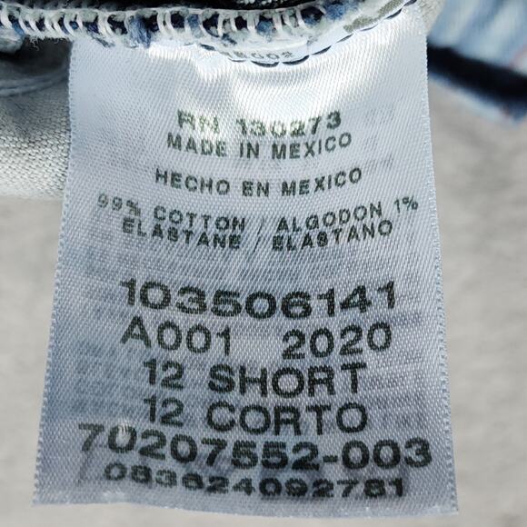 Lee Jeans Womens 12 SHORT Blue Relaxed Fit Side Elastic Mid Rise Stretch Denim - Picture 7 of 13